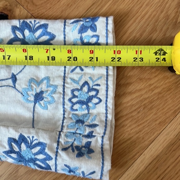 J Jill 100% Linen Floral Embroidered Jacket / Blazer.  Size Petite Small. - Picture 15 of 15